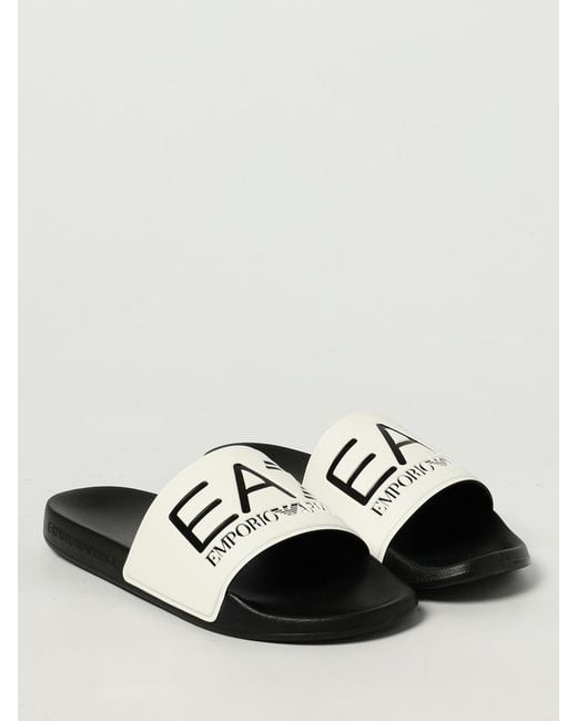 EA7 Black Shoes for men
