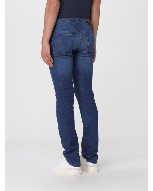 Corneliani Blue Slim Fit Denim Jeans for men