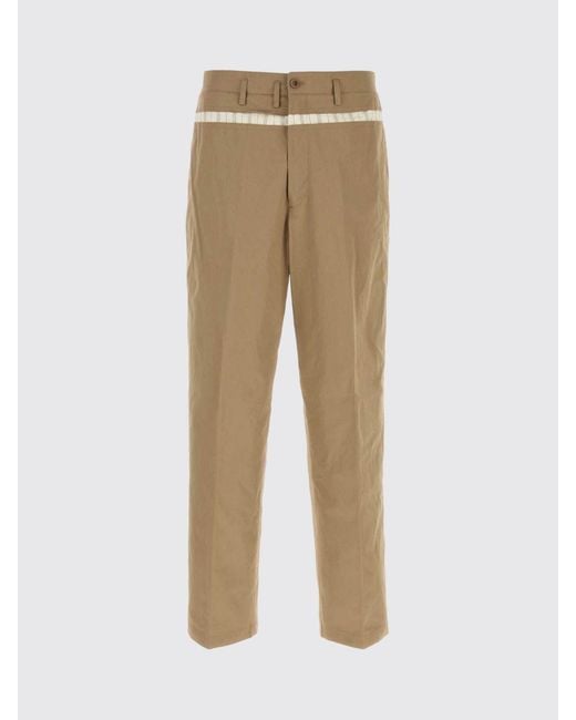 Maison Margiela Natural Cotton Chino Trousers for men