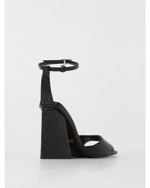 Just Cavalli Black Heeled Sandals