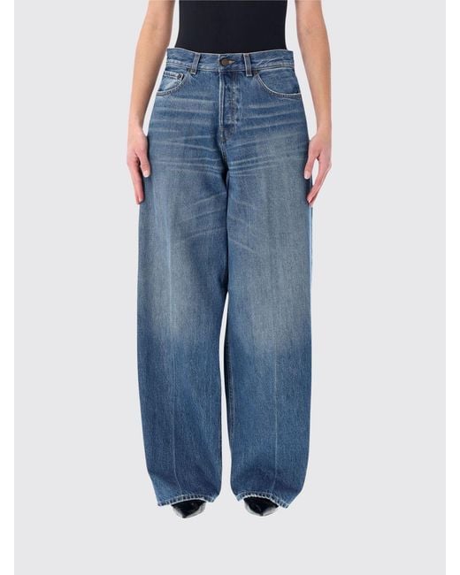Jeans Anchos De Haikure de color Blue