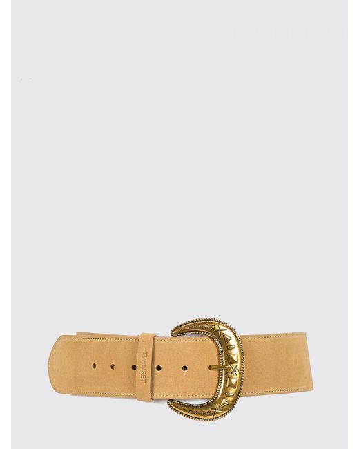 Twinset Natural Suede Belt