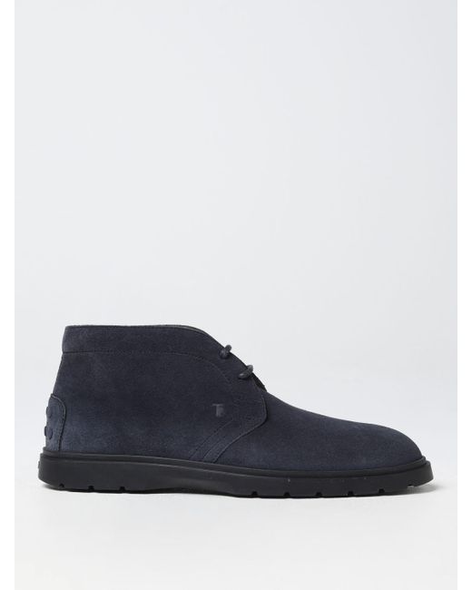 Tod's Blue Desert Boots for men