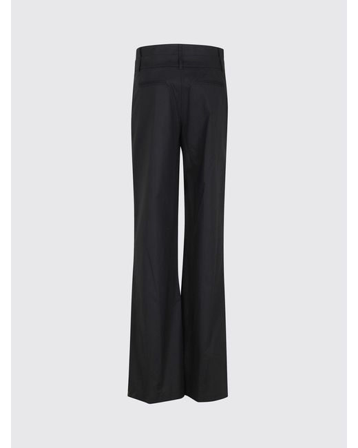 FEDERICA TOSI Black Crêpe Flared Trousers