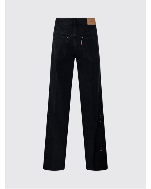 Farm Rio Blue Cotton Denim Jeans
