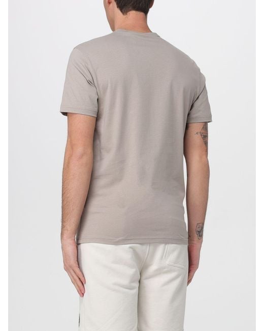 Belstaff Gray Cotton T-Shirt for men