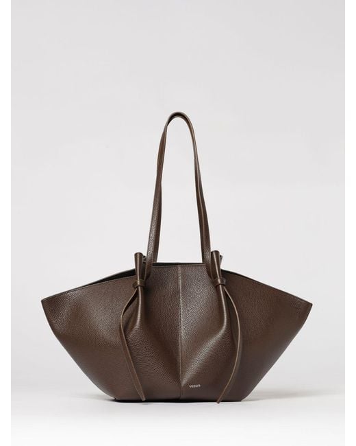 Yuzefi Brown Large Mochi Hammered Leather Bag