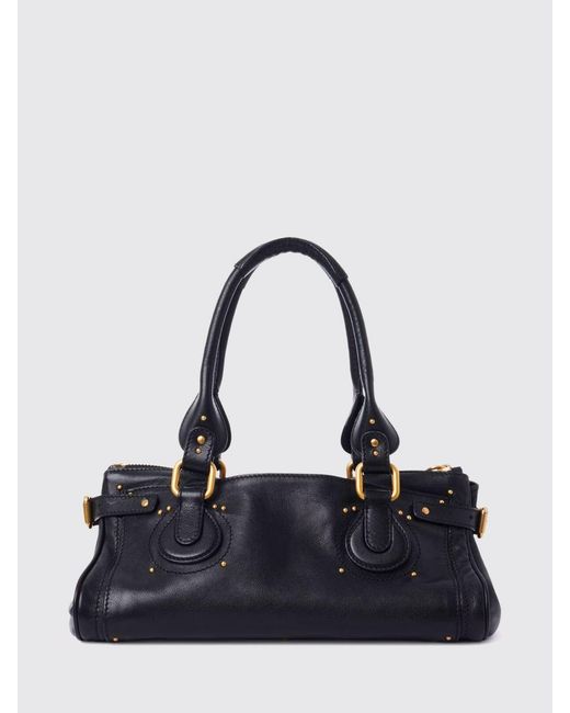 Chloé Black ChloÉ Paddington Ledertasche