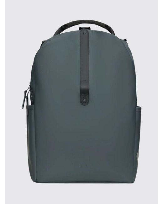 Rains Blue Clip Front Backpack for men