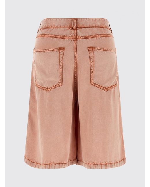 DIESEL Natural Washed Effect 5-Pocket Denim Shorts