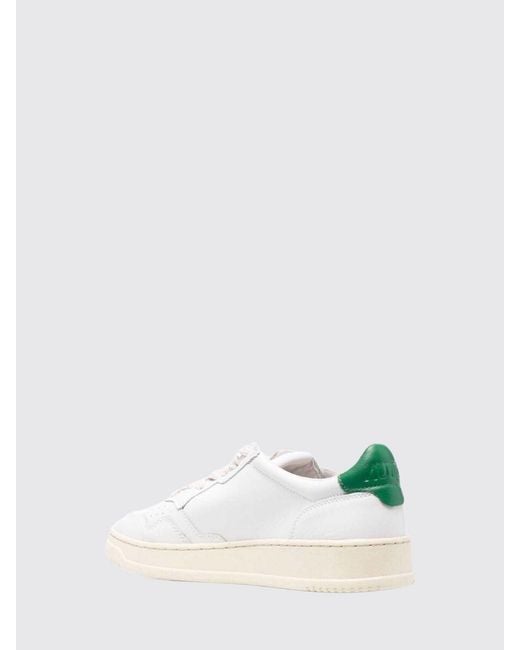 Autry White Medalist Low Sneakers for men