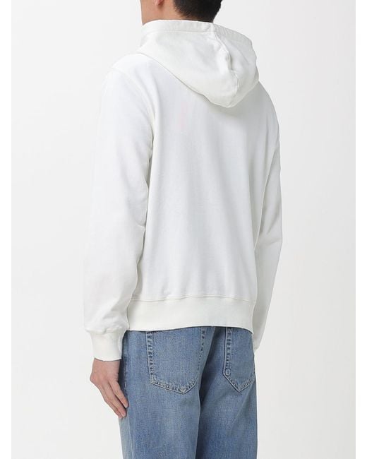 Sudadera Con Capucha Y Cremallera De Algodón Sun 68 de hombre de color White
