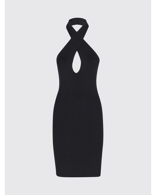 FEDERICA TOSI Black Jersey Mini Dress