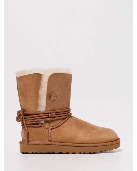 Ugg Brown Flat Ankle Boots