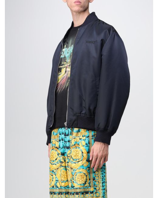 Veste Homme Versace pour homme en coloris Blue