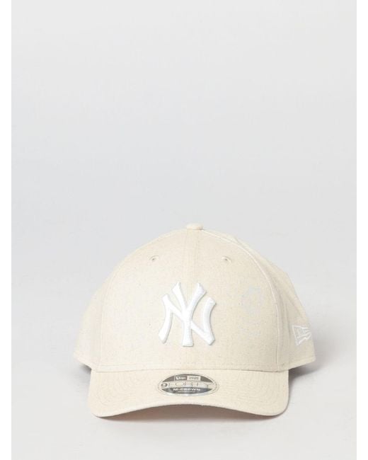 KTZ Natural 9Forty Ny Yankees Cotton Cap With Embroidered Logo for men