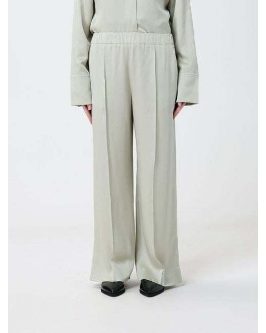 Jil Sander Gray Palazzo Trousers