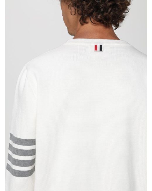 Thom Browne Baumwollpullover in White für Herren