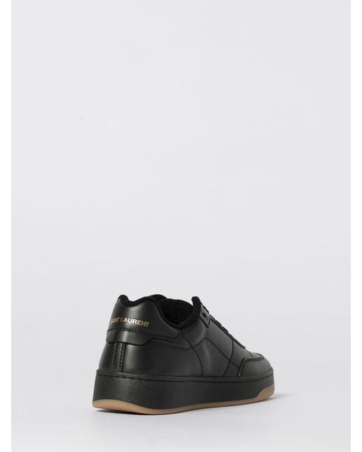 Saint Laurent Black Sl/61 Leather Sneakers for men