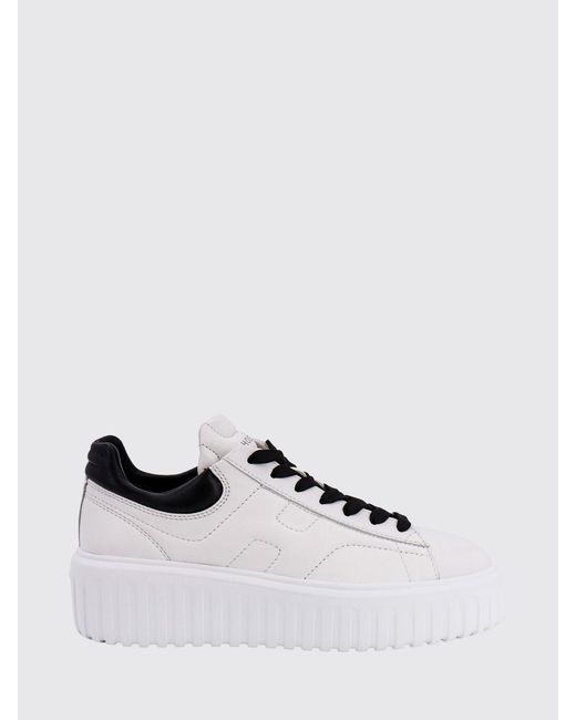 Hogan Metallic H-Stripes Nappa Leather Sneakers