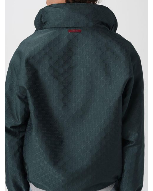 Gucci Blue Reversible Cotton Jacket for men