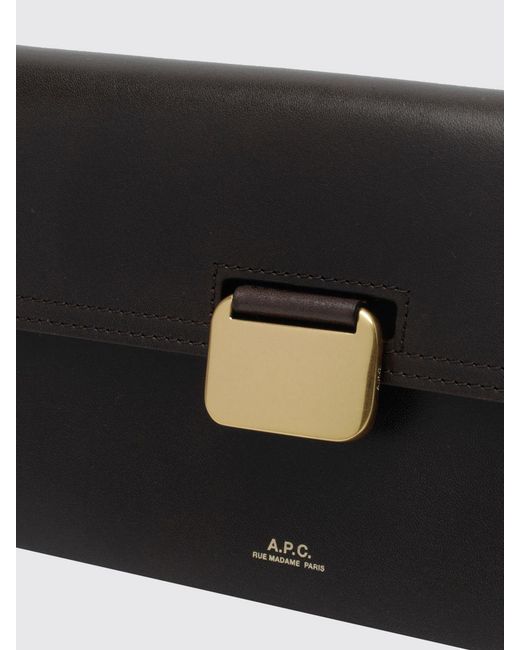A.P.C. Black Shoulder Bag