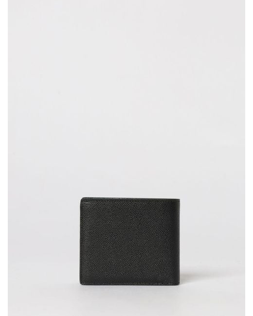 Tod's White T Timeless Grained Leather Wallet for men