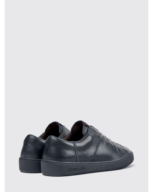 Camper Blue Leather Peu Touring Sneakers for men