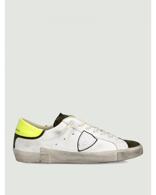 Sneakers Paris di Philippe Model in Metallic da Uomo