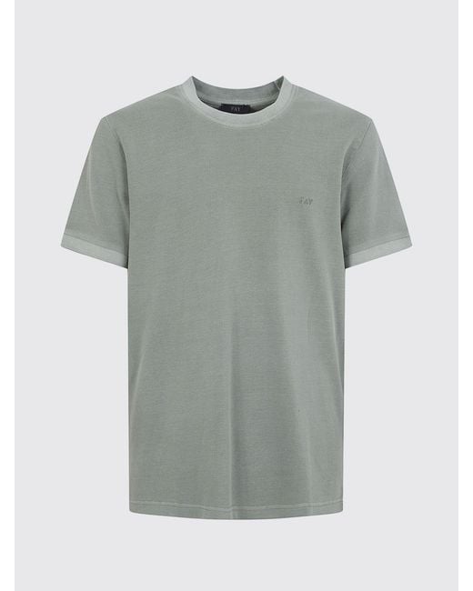 Fay Gray Basic Cotton T-Shirt for men