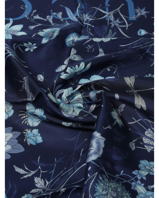 Gucci Blue Neck Scarf