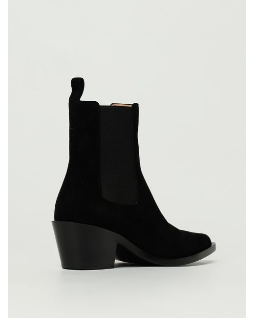 Botines Planos Mujer Gianvito Rossi de color Black