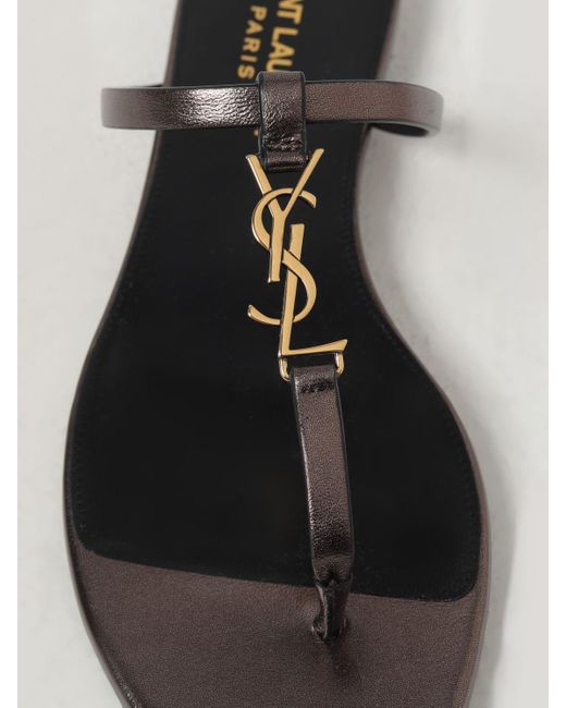Zapatos Saint Laurent de color Brown