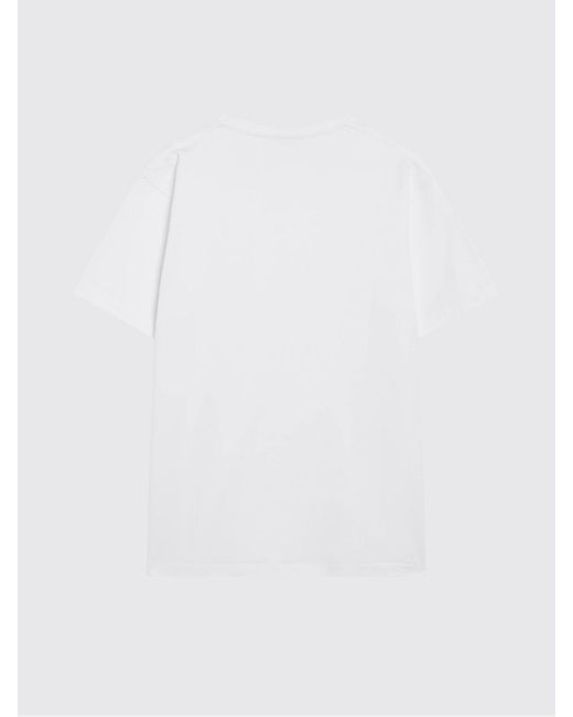 J.W. Anderson White Basic Cotton T-Shirt for men