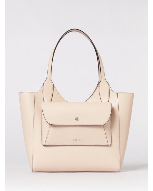 Furla Natural Lea Grained Leather Bag