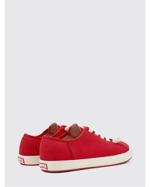 Camper Red Peu Rambla Ii Recycled Cotton Sneakers for men