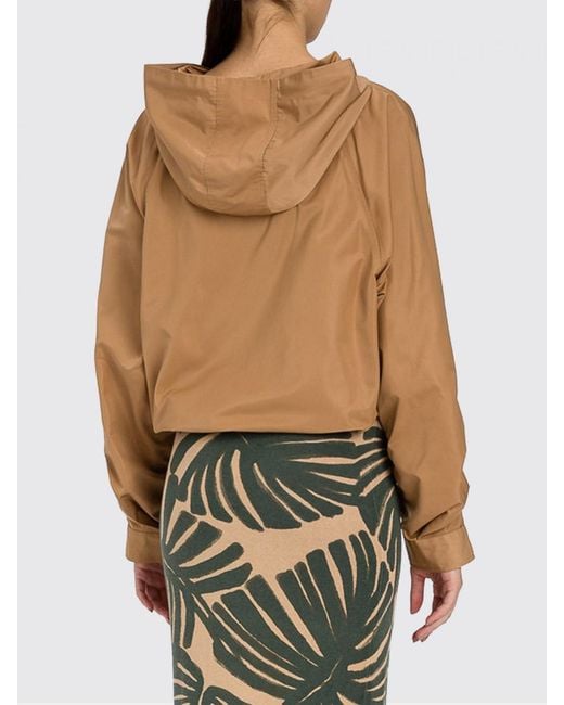 Twinset Green Hooded Windbreaker Jacket