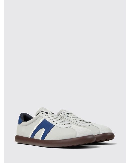 Camper White Pelotas Soller Suede Sneakers for men