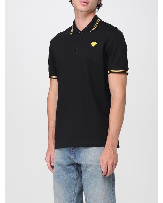 Polo Homme Versace pour homme en coloris Black