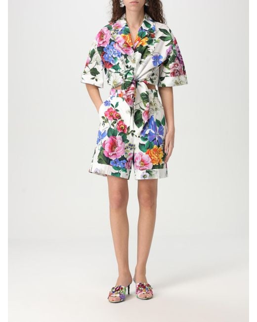 Dolce & Gabbana Multicolor Hemdbluse Damen