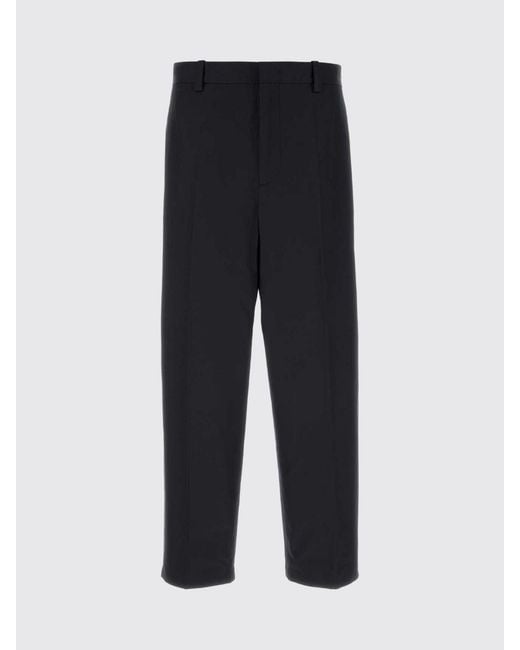 Jil Sander Black Cotton Chino Trousers for men