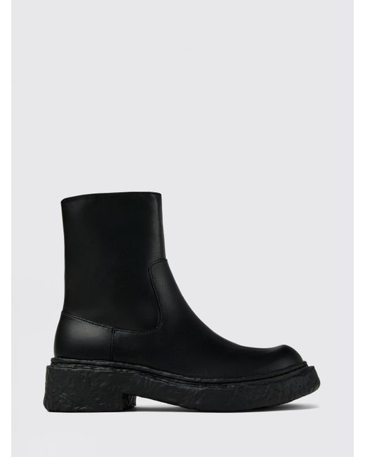 CAMPERLAB Black Vamonos Leather Ankle Boots for men