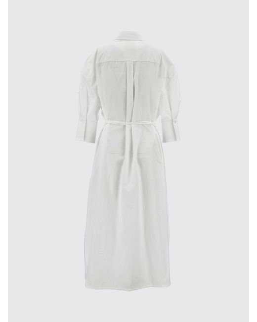 Erdem White Poplin Shirt Dress