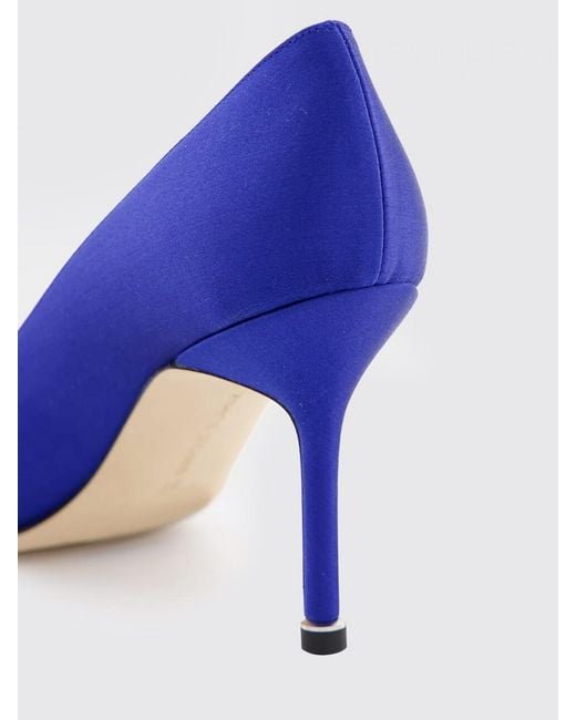 Manolo Blahnik Blue Shoes