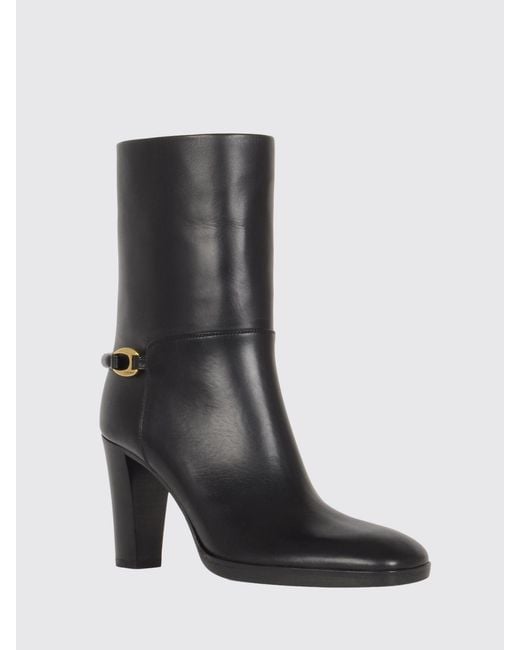 Saint Laurent Black High Heel Shoes