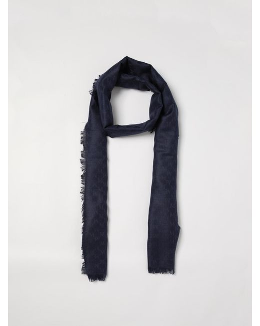 Bufanda De Lana Y Seda Max Mara de hombre de color Blue
