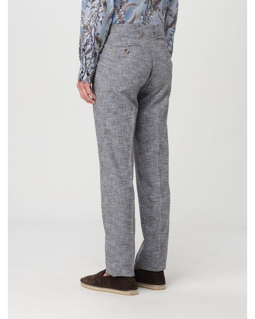 Etro Gray Pants for men