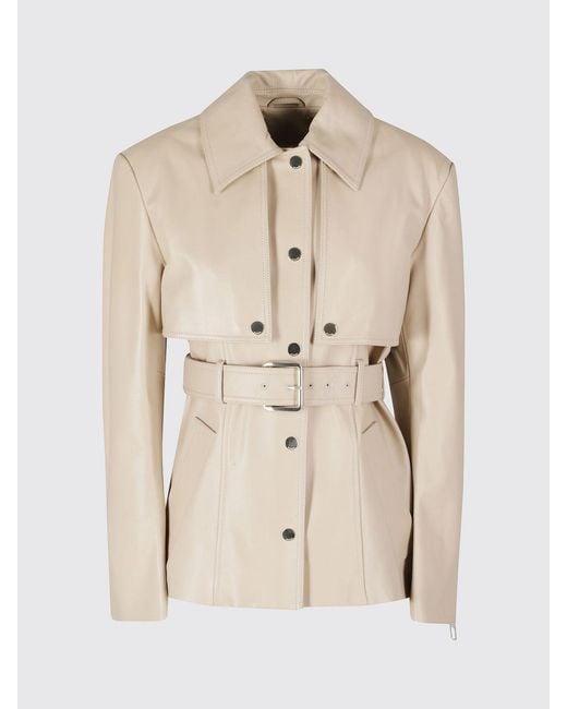 Sportmax Natural Lambskin Leather Jacket