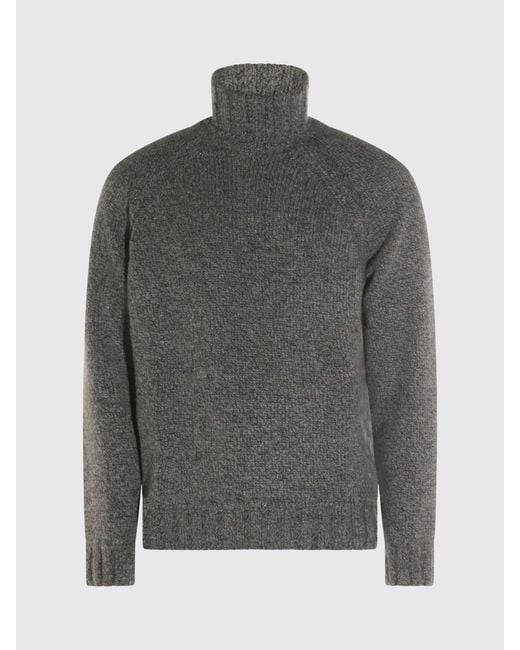 Zegna Gray Cardigan for men