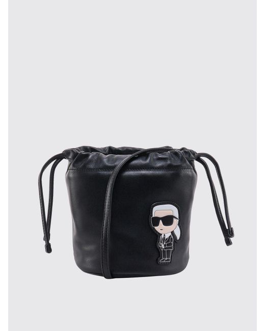 Karl Lagerfeld Crossbody Bags in Black | Lyst